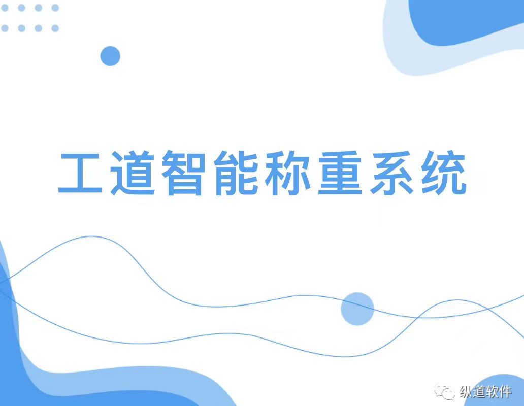 工道智能称重系统|多行业多场景灵活应用，实现各环节的数字化改造